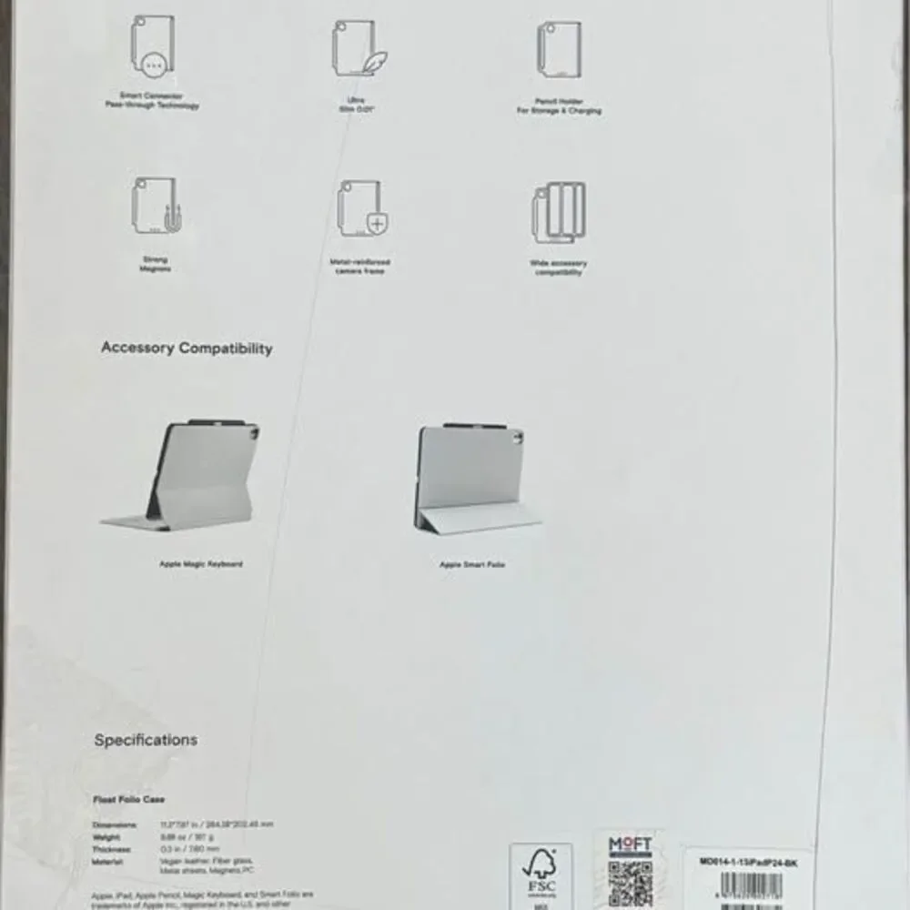 MOFT Connected Case for iPad Pro 13” (M4) – Magnetic, Slim, New/Open Box